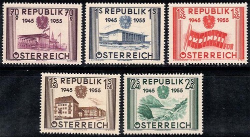 österreich 1955 1012 1016 - mi., 1012-1016