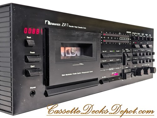 Near mint nakamichi 7 - mint, zx-7
