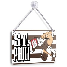 Blechschild ST. PAULI 18x12cm
