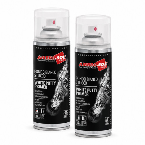 Spritzspachtel 400ml weiß - 2,