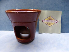 23578. Duftlampe Duftölbehälter  Keramik  braun Piral