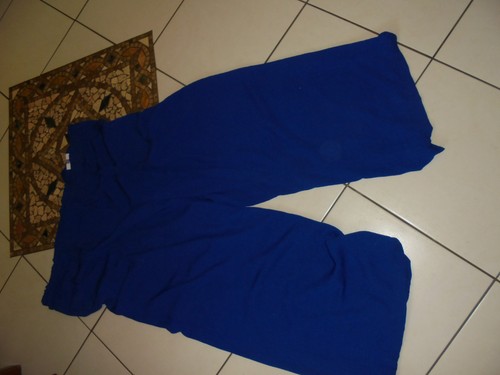 Weite damenhose royalblau - weite,