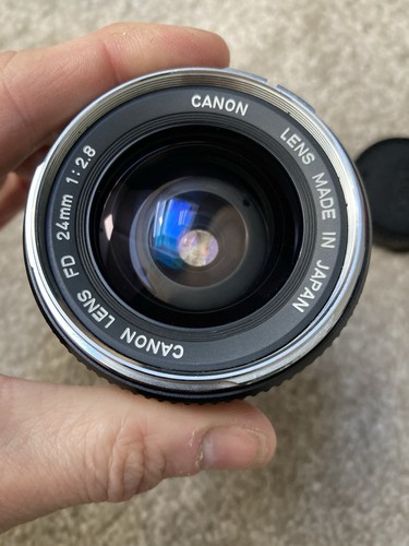 Canon chrome nose 24mm 8 - fd,