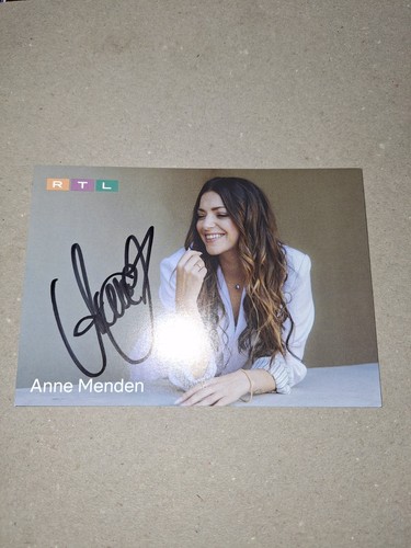 Autogrammkarte anne menden - autogrammkarte,