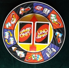 Spiel ☆ UNO Spin *** Top Zustand *** 1x Karte fehlt ☆ Anleitung in Kopie 