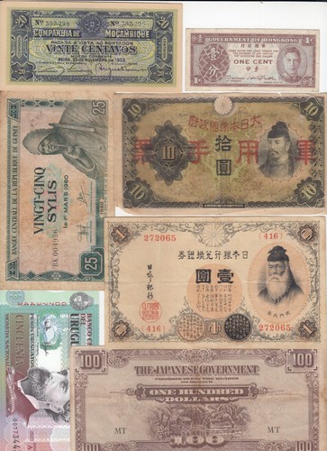 Gemischte weltbanknoten set - gemischte, weltbanknoten,
