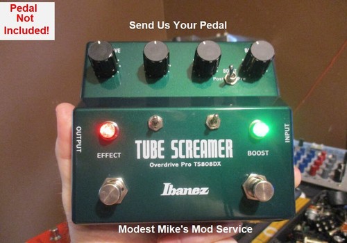 Ibanez ts808dx mod service - ibanez, service!