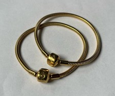 PANDORA Armband Set Gold 17 Cm Schlangen -  Gliederarmband GERNE PREISVORSCHLAG
