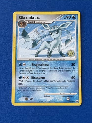 Pokemon karten glaziola 100 - karten, 20/100