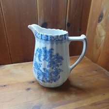 Milchkännchen Tiefenfurter "Echt Tuppack" China Blau gebraucht Vintage 