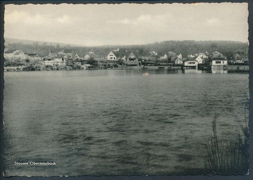 Stausee obermaubach sehr - ak,