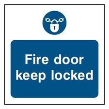 Brandschutztür Festhalten verschlossen Schild oder Aufkleber | FPRV0022