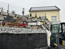 palettengabel Bagger MS01 Aufnahme B Ware Mir Lackschäden Farbe rot Baggerlöffel