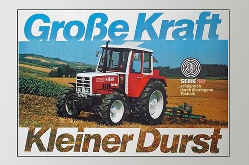 Blechschild 20x30 steyr serie - steyr,