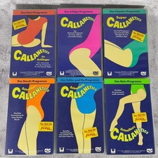 6 x Callanetics  VHS Anfänger