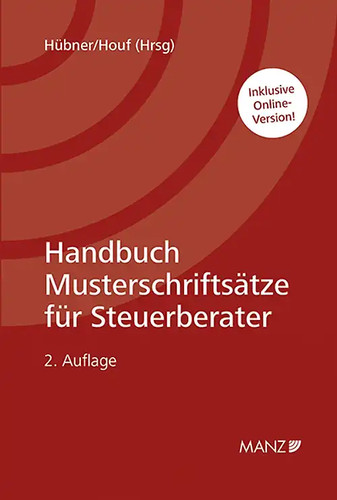 Handbuch musterschriftsätze - handbuch,