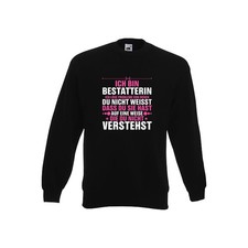 Löse Probleme: Bestatterin | Bestattung | Totengräberin Sweatshirt Schwarz
