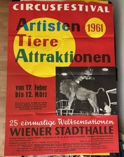 Plakat cirkusfestival 1961 - plakat,