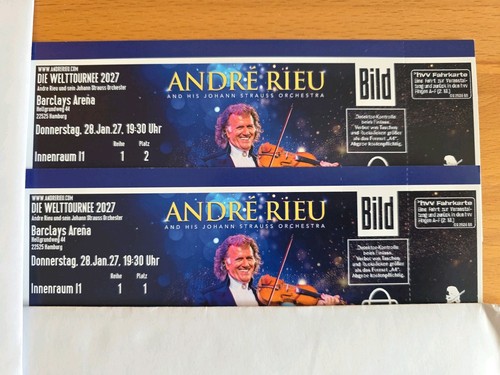 Andre rieu 2027 hamburg - rieu, 28.01.2027