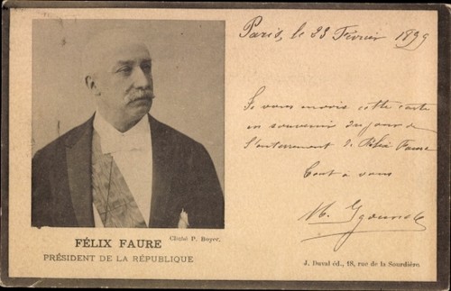 Cpa felix faure president - cpa, faure,