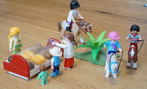 Playmobil bäckerei pferde - bäckerei, +