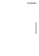 Bedienungsanleitung-Operating Instructions für Bang Olufsen Beovox RL 45.2 