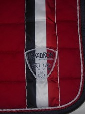 ESKADRON BIG SQUARE Schabracke DL chilli rot, Cotton, TOP!