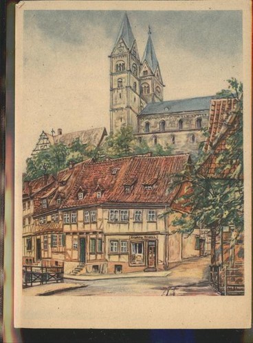 Quedlinburg harz schlossblick - harz,