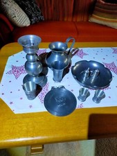 Zinn Konvolut Sammlung Becher