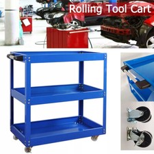 3 Etagen Werkstattwagen Werkzeugwagen Rollwagen Montagewagen Transportwagen Blau