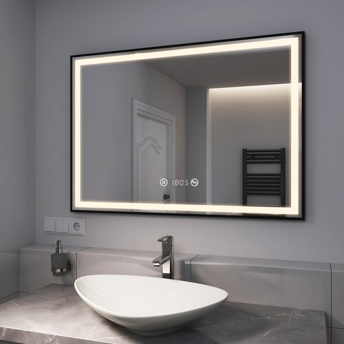 Emke badspiegel mit led - badspiegel,