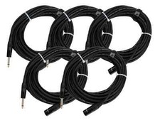 5 x Professionelles Audiokabel