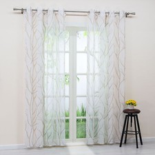 Transparent Gardinen mit