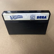 B - Superman The Man Of Steel - Sega Master System Game - Good Good Condition