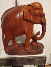 Holzelefant aus Teakholz H:57
