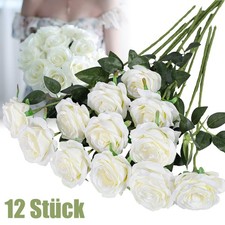 Kunstblumen Kunstrosen 12PCS