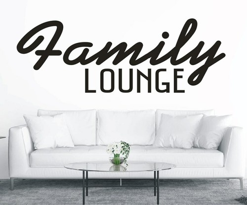 Wandtattoo family lounge - family,