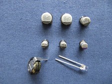 SONY ICF-SW1 - Reparaturset - 6 Kondensatoren + Pufferspeicher + weiße LED