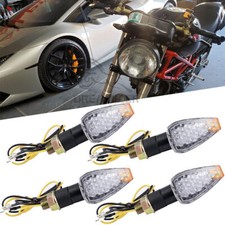 4 Stück LED Motorrad Blinker