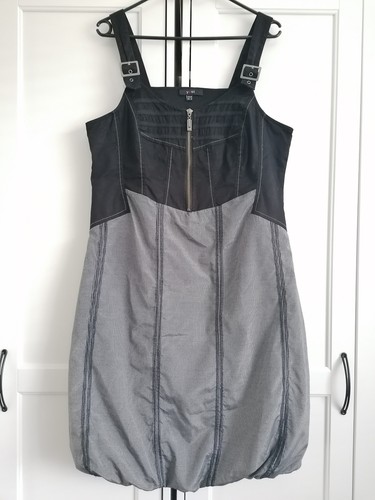 Kleid latzkleid schwarz - ,