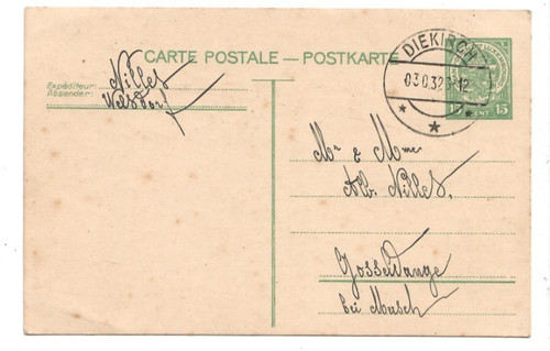9049 ganzsache luxembourg 15 - ganzsache,