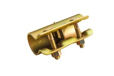 25 Stück x Pressstahl Muffenkupplung