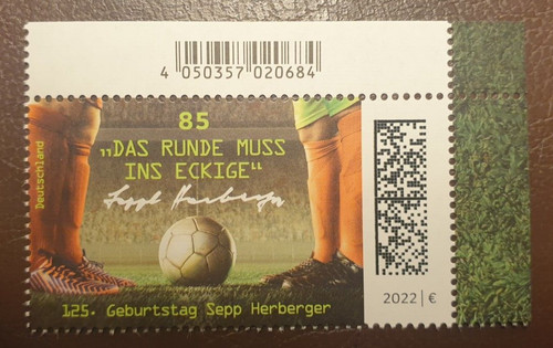 Briefmarke 125 geburtstag - briefmarke, "125.