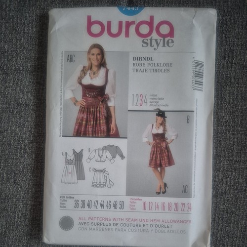 Burda style schnittmuster 7443 - burda,