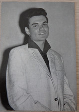 Foto-Autogrammkarte deutscher Sänger Ted Herold 1950er Jahre (125166)