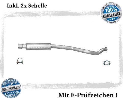 Mittelschalldämpfer für