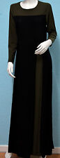 Islam Khimar Hijab Kleid Abaya schwarz-Olivgrün one size