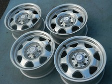 4x Mercedes Felgen A1704010002 CLK, SLK R170 u. C-Klasse, 7J x 15, "CHROM"