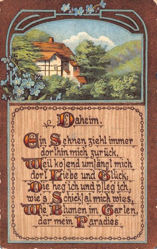 Alte ansichtskarte - alte,
