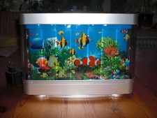 Aquarium Lampe LED - Fische bewegen sich - 3D Effekt Nachtlicht Kinderlampe !!!